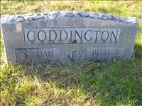 Coddington, William and Belle S